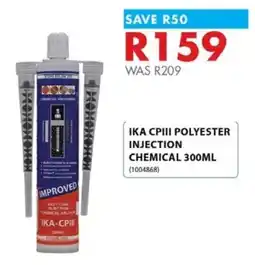 Chamberlain IKA CPIII POLYESTER INJECTION CHEMICAL offer