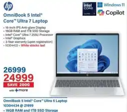 Incredible Connection OmniBook 5 Intel Core Ultra 7 Laptop offer