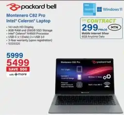 Incredible Connection Montenero C82 Pro packard bell offer
