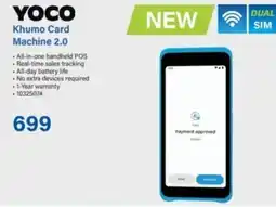 Incredible Connection YOCO Khumo Card Machine 2.0 offer