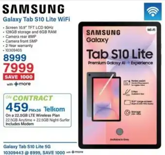 Samsung Galaxy Tab S10 Lite WiFi