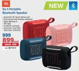 Incredible Connection JBL Go 5 Portable Bluetooth Speaker offer