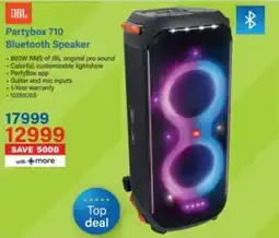 Incredible Connection JBL Partybox 710 Bluetooth Speaker offer