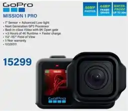 Incredible Connection GoPro MISSION 1 PRO offer