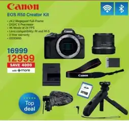 Incredible Connection Canon EOS R50 Creator Kit offer