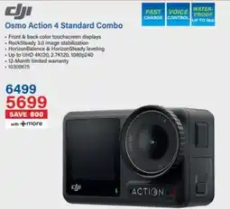 Incredible Connection DJI Osmo Action 4 Standard Combo offer