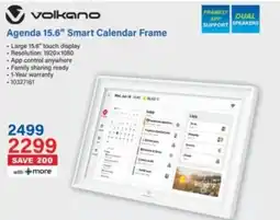 Incredible Connection Volkano Agenda 15.6" Smart Calendar Frame offer
