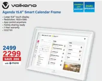 Volkano Agenda 15.6" Smart Calendar Frame