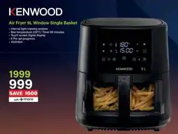 Incredible Connection KENWOOD Air Fryer 9L Window Single Basket offer