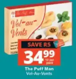 Checkers The Puff Man Vol-Au-Vents offer