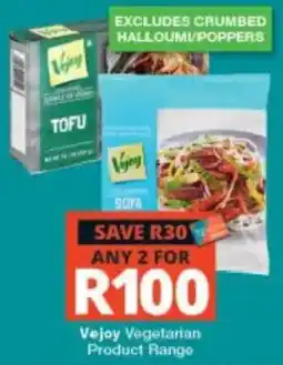 Checkers Vejoy Vegetarian Product Range offer