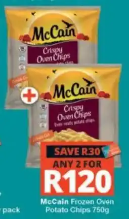 Checkers McCain Frozen Oven Potato Chips offer