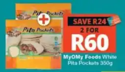 Checkers MyOMy Foods White Pita Pockets offer