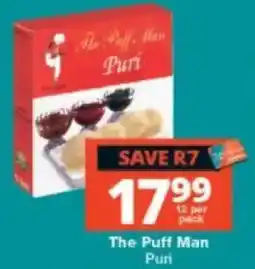 Checkers The Puff Man Puri offer
