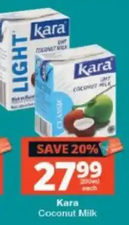 Checkers Kara Coconut Milk offer