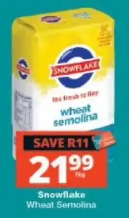 Checkers Snowflake Wheat Semolina offer