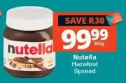 Checkers Nutella Hazelnut Spread offer