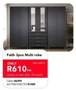 Astra Furnishers Faith Multi robe offer