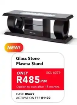 Astra Furnishers Glass Stone Plasma Stand offer
