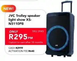Astra Furnishers JVC Trolley speaker light show offer