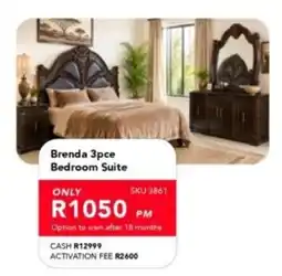 Astra Furnishers Brenda 3pce Bedroom Suite offer