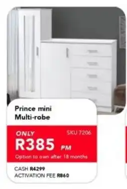 Astra Furnishers Prince mini Multi-robe offer