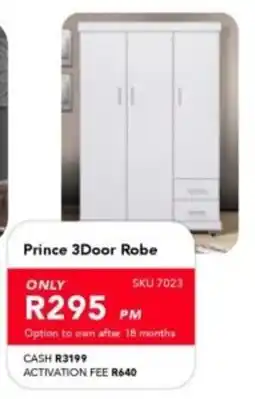 Astra Furnishers Prince 3Door Robe offer