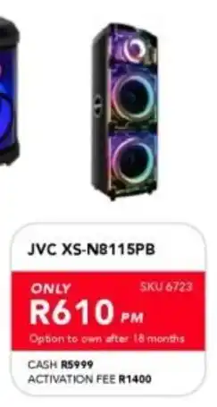 Astra Furnishers JVC XS-N8115PB offer