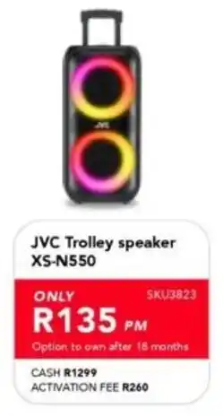 Astra Furnishers JVC Trolley speaker XS-N550 offer