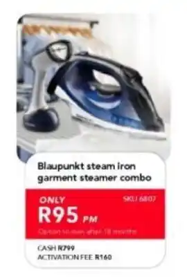 Blaupunkt steam iron garment steamer combo