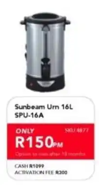 Astra Furnishers Sunbeam Urn 16L offer