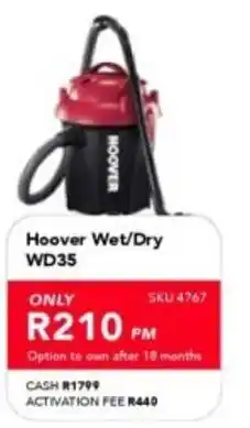 Astra Furnishers Hoover Wet/Dry WD35 offer
