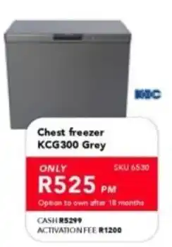 Chest freezer KCG300 Grey