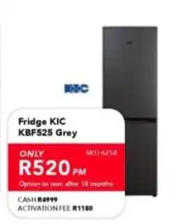 Astra Furnishers Fridge KIC KBF525 Grey offer