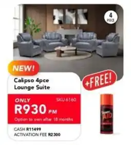 Astra Furnishers Calipso 4pc Lounge Suite offer