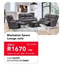 Astra Furnishers Manhattan 3piece Lounge suite offer