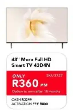 Astra Furnishers 43" Mora Full HD Smart TV 43D4N offer