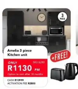 Astra Furnishers Amelia 3 piece Kitchen unit offer