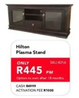 Astra Furnishers Hilton Plasma Stand offer