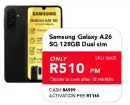 Astra Furnishers Samsung Galaxy A26 5G 128GB Dual sim offer