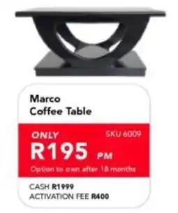 Astra Furnishers Marco Coffee Table offer