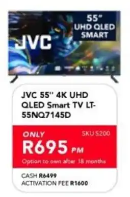 Astra Furnishers JVC 55" 4K UHD QLED Smart TV LT-55NQ7145D offer