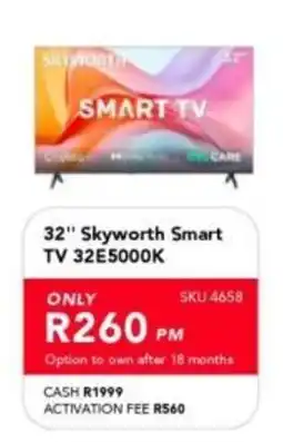 Astra Furnishers 32" Skyworth Smart TV 32E5000K offer