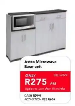 Astra Furnishers Astra Microwave Base unit offer