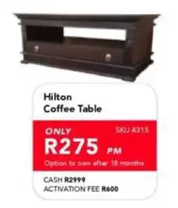 Astra Furnishers Hilton Coffee Table offer