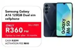 Astra Furnishers Samsung Galaxy A16 128GB Dual sim cellphone offer