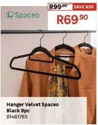 Hanger Velvet Spaceo