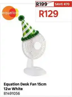 Leroy Merlin Equation Desk Fan 15cm offer