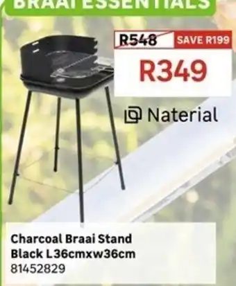 Charcoal Braai Stand Black