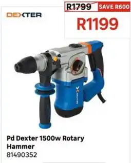 Leroy Merlin Pd Dexter 1500w Rotary Hammer offer